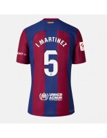 Barcelona Inigo Martinez #5 Domácí Dres pro Dámské 2023-24 Krátký Rukáv